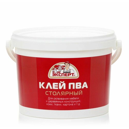 Эксперт Клей ПВА столярный - 2,1кг клей пва 0 9кг эксперт универсальный