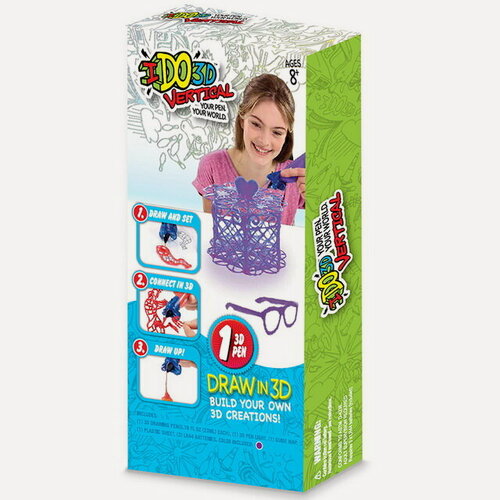 Изображение товара 3D ручка для рисования в воздухе Вертикаль - Шкатулка, пурпурный, Redwood, 155236N