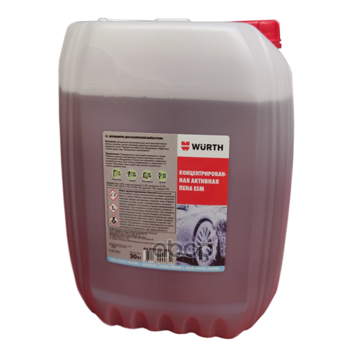 Концентрированное Средство Для Бесконтактной Мойки Автотранспорта Esm 20Кг WURTH арт 08930-27002 8750₽