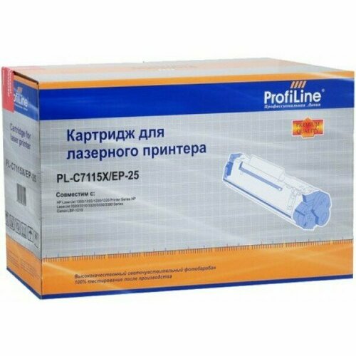 картридж для canon lbp 1210 ep 25 hp 1200 2 5k uniton premium C7115A / EP-25 ProfiLine совместимый черный тонер-картридж для HP LaserJet 1000/ 1200/ 3300/ 3380; C