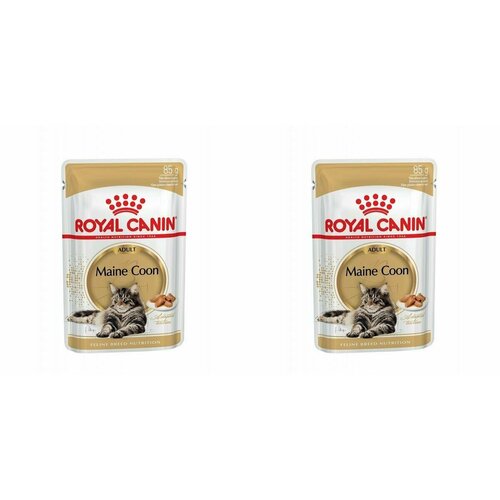 Royal Canin Корм консервированный для кошек Мейн Кун, соус, 85 г, 2 шт