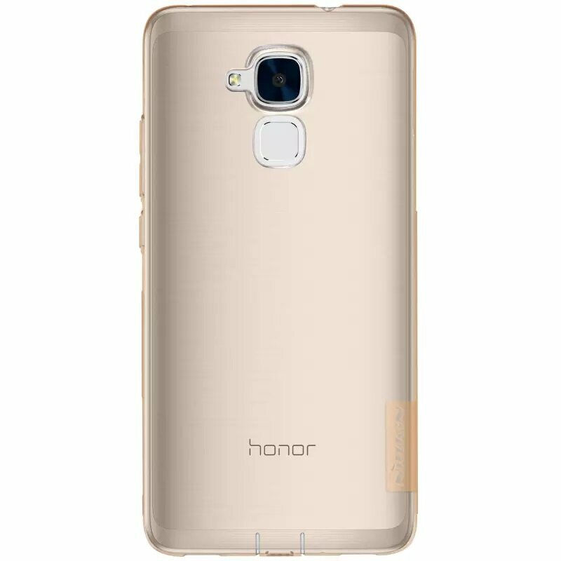 Накладка Nillkin Nature TPU Case силиконовая для Huawei Honor 5C прозрачно-золотая