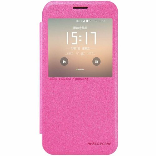 Чехол Nillkin Sparkle Series для Samsung Galaxy S7 SM-G930 Rose (малиновый) чехол книжка nillkin sparkle series для samsung galaxy a8 2016 a810 золотой