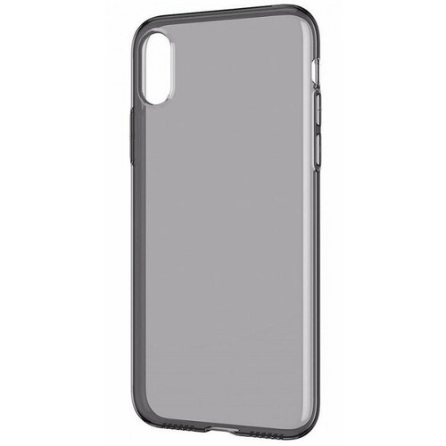 Накладка силиконовая для Apple iPhone XS Max прозрачно-черная