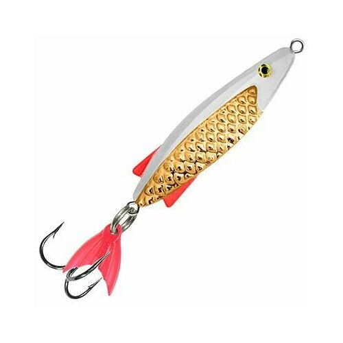 Блесна для рыбалки AQUA тобик 6,0g цвет 06 (серебро, синий золото), 1 штука