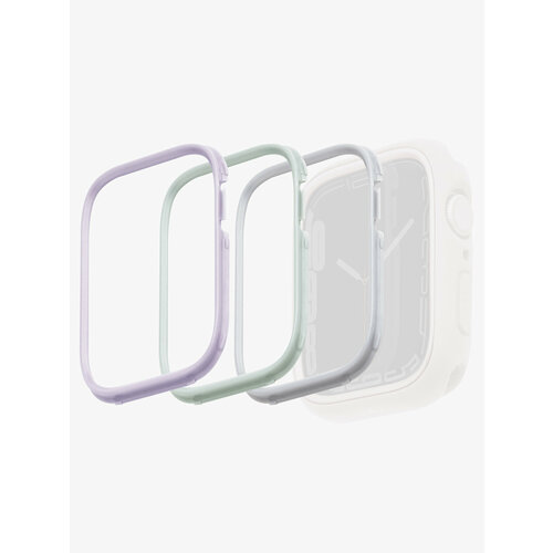 Uniq для Apple Watch 41/40 mm набор из 3 вставок для чехла Moduo Sage/Lilac/White