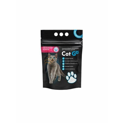 Наполнитель Cat Go EXTRA FRESH силикагель, впитывающий, круглый, 1,9 кг (5 л)