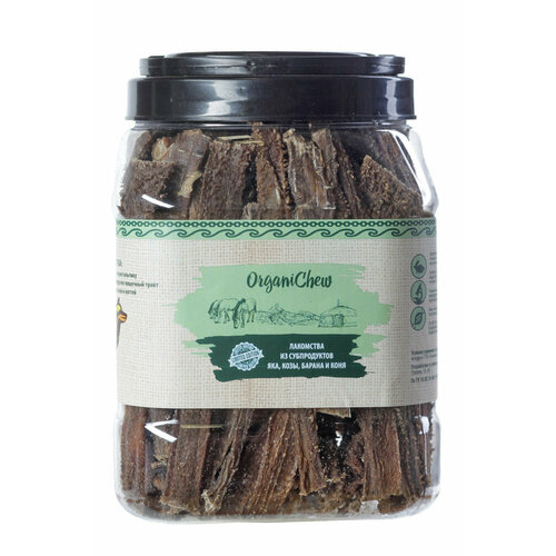 Organic Chew Рубец субпродукт бараний туба, 400 гр organic chew трахея субпродукт конский трубка 10 см