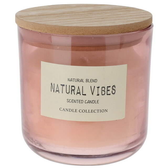фото Koopman Ароматическая свеча Natural Vibes - Coconut 10 см, в стеклянном стакане AAE334050
