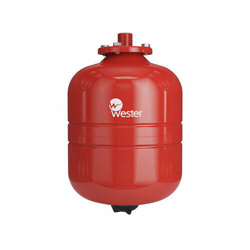 Бак расширительный 8 литров WRV8 Wester 5 бар, Россия, вертикальный, красный для отопления (0-14-0020) расширительный бак 5 бар wester wester wrv 35