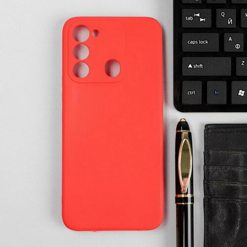 Чехол Ultimate, для телефона Tecno Spark GO 2022, силиконовый, красный комплект 3 штук чехол накладка силикон ibox crystal для tecno spark go 2022 ут000030460