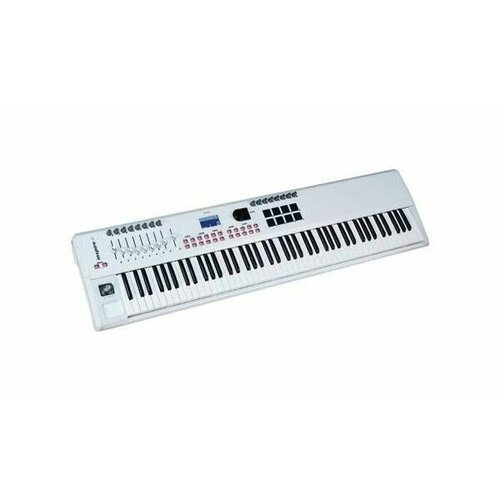 Icon Inspire 8 MIDI-клавиатура, 88 клавиш полувзвешенных с послекасанием, 9 программных фейдеров, джог-колесо, ЖК дисплей, цвет белый