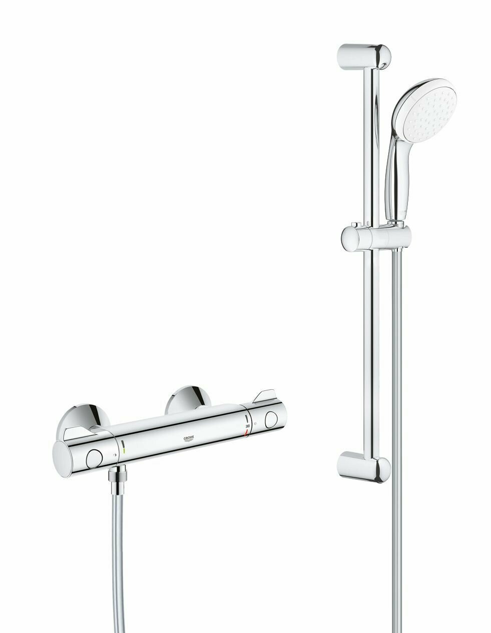 Термостатат Grohe Grohtherm 800 с душевым гарнитуром, хром