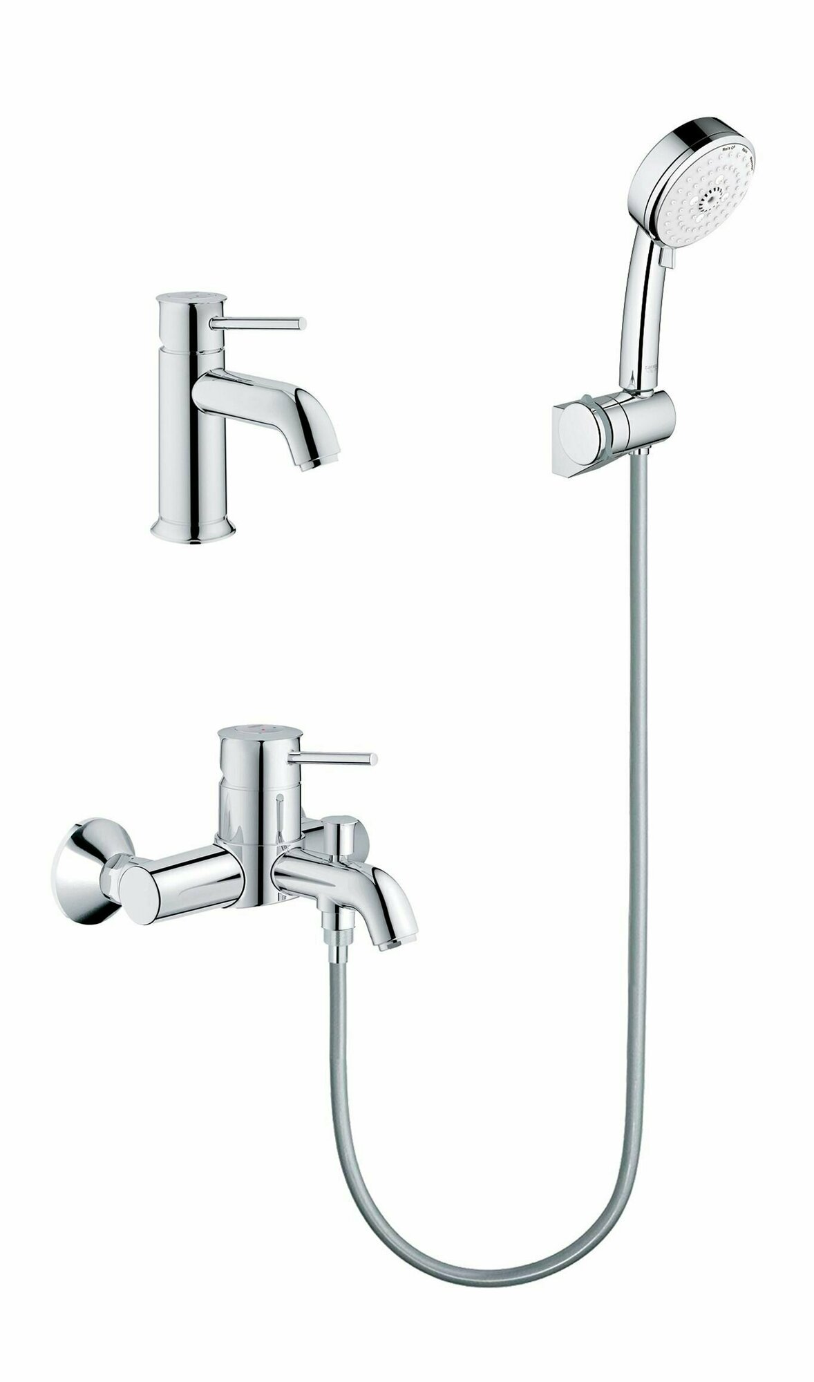 Комплект смесителей для ванны Grohe Bau Classic, хром