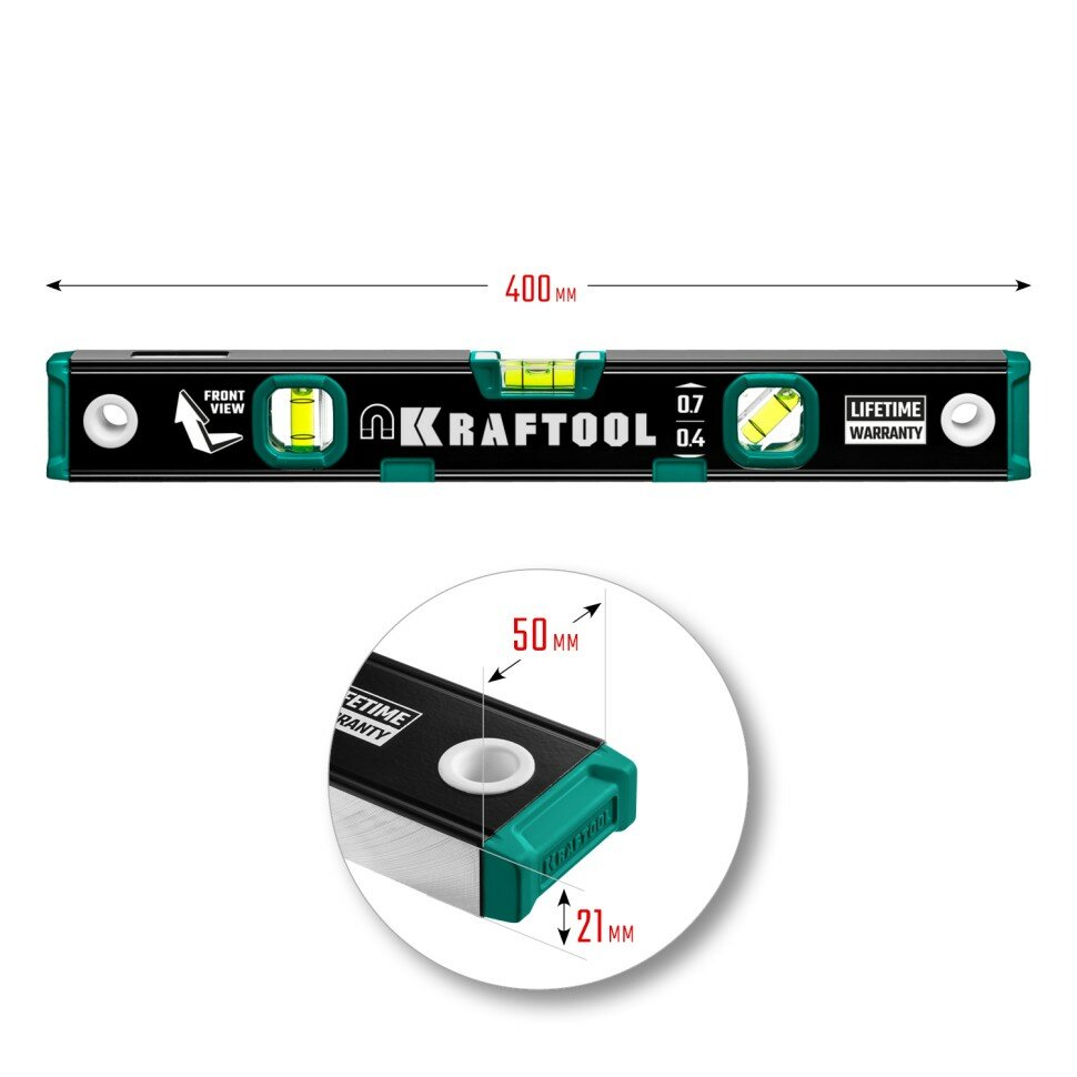 Магнитный уровень KRAFTOOL - фото №19