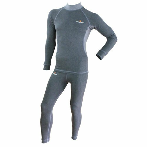 фото Термобелье низ woodland, размер s, серый