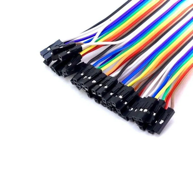 Провода-перемычки Dupont 40 см Мама-Мама 40 шт для Arduino, Raspberry Pi, STM32, NodeMCU — фото 1