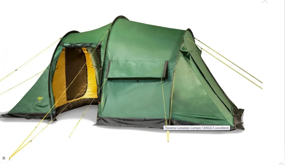 Палатка Canadian Camper TANGA 5 woodland