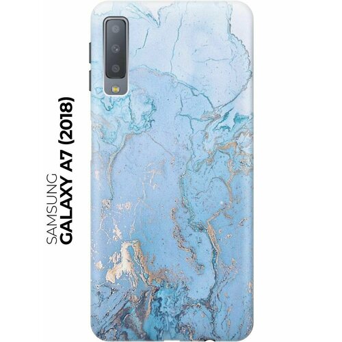 RE: PAЧехол - накладка ArtColor для Samsung Galaxy A7 (2018) с принтом Голубой мрамор re paчехол накладка artcolor для samsung galaxy a7 2018 с принтом голубой глаз