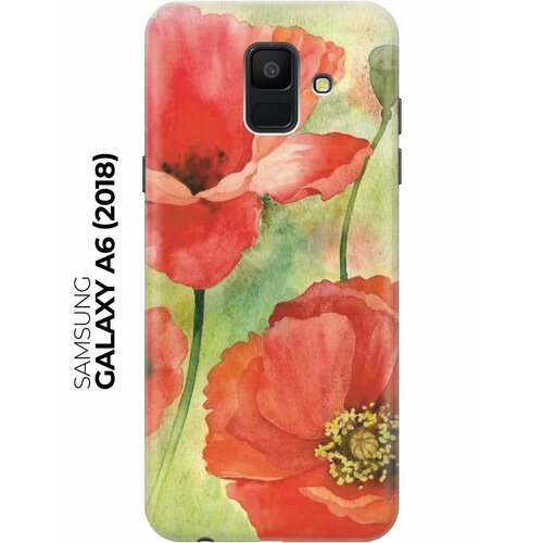 RE: PAЧехол - накладка ArtColor для Samsung Galaxy A6 (2018) с принтом Алые маки re paчехол накладка artcolor для samsung galaxy a6 2018 с принтом эскиз девушки