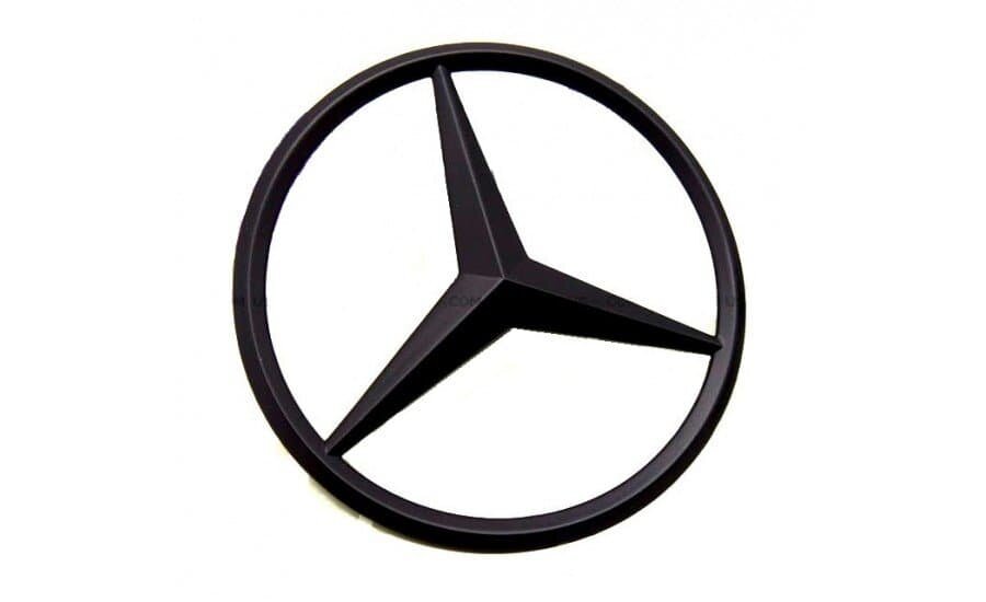 Звезда на багажник Mercedes GLE Coupe C167 черная матовая