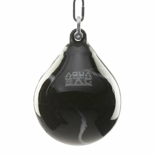 фото Водоналивная боксерская груша aqua training bag 16 кг - черно-серебряная