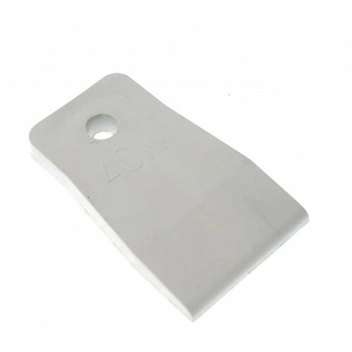 Шпатель резиновый белый 40мм 888 5 50₽