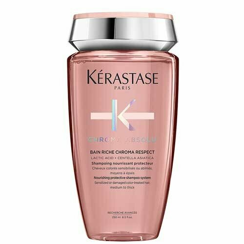 Kerastase Bain Riche Chroma Respect - Насыщенный шампунь-ванна для окрашенных волос 250 мл шампунь ванна kerastase chroma absolu bain chroma respect 250 мл