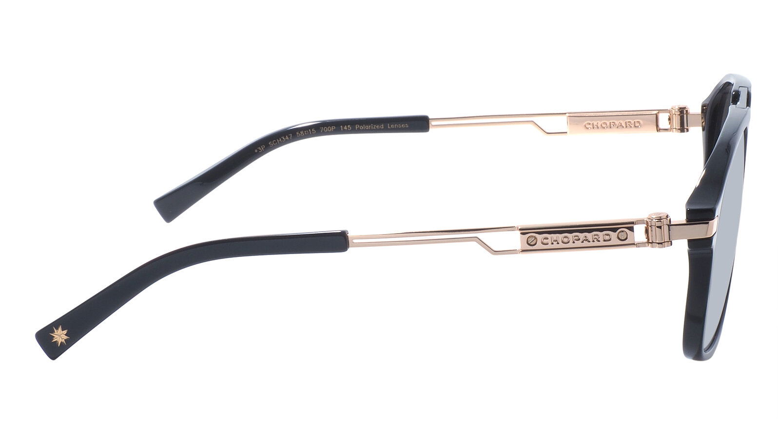 Солнцезащитные очки Chopard, черный — фото 1