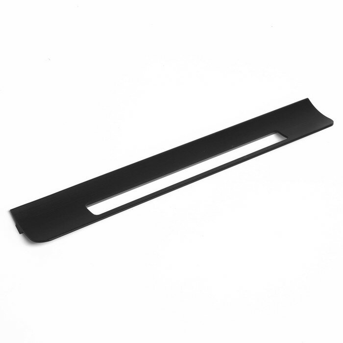 Ручка скоба мебельная м/о 256, цвет черный - фотография № 1