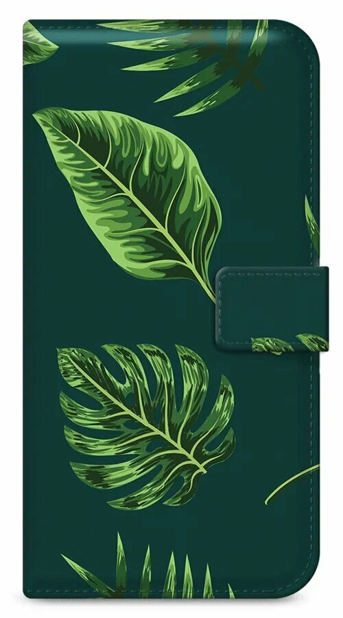 Чехол-книжка "Цветочный фон 17 book" на Samsung Galaxy J8 / Самсунг Галакси Джей 8