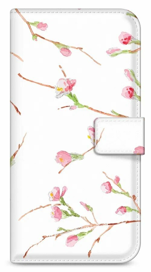 Чехол-книжка "Цветочный фон 38 book" на Samsung Galaxy J8 / Самсунг Галакси Джей 8