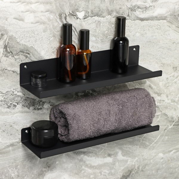 фото Полки для хранения "Лофт Арт", 35x10x3.5 см, 2 шт, цвет чёрный