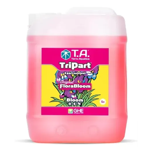 Удобрение Terra Aquatiaca TriPart Bloom 5 л (GHE FloraSeries Bloom) жидкий ph тест t a ghe 60 мл