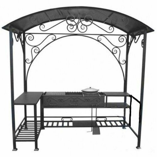 Беседка-мангал 