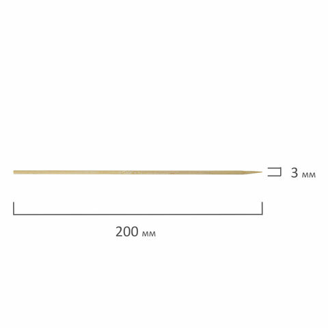 Шпажки для канапе 200мм Белый Аист, 100шт. (67) - фотография № 9