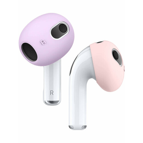 Elago для Airpods 3 накладки на наушники Secure Fit Lovely pink/Lavender