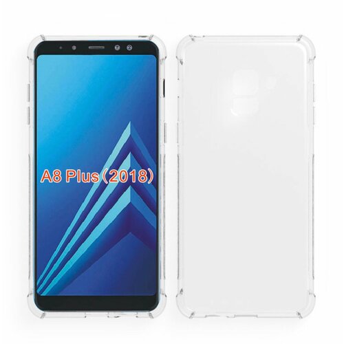 Чехол задняя-панель-накладка-бампер MyPads Tocco для Samsung Galaxy A8+ plus (2018) SM-A730F/DS с усиленной защитой углов противоударный прозрачный