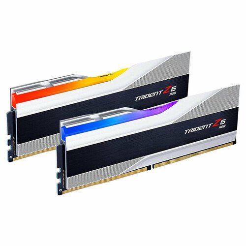 Модуль памяти GSkill Trident Z5 RGB DDR5 DIMM 6400MHz PC-51200 CL32 - 64Gb Kit 2x32Gb F5-6400J3239G32GX2-TZ5RS 3869000₽