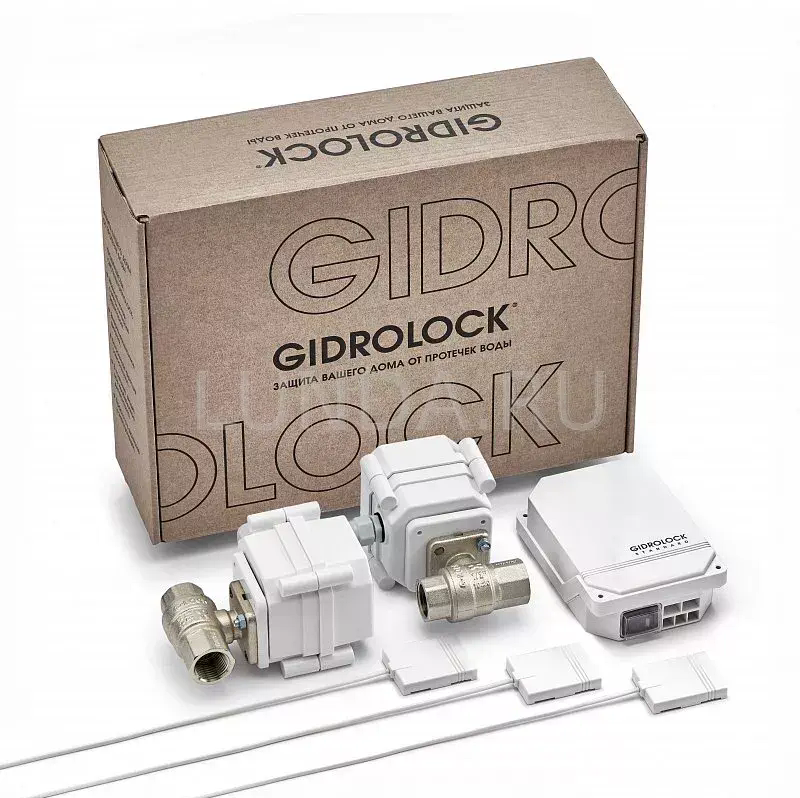 Комплект для защиты от протечек STANDARD G-LOCK 3/4 (с кранами 220 V), Gidrolock 35201062
