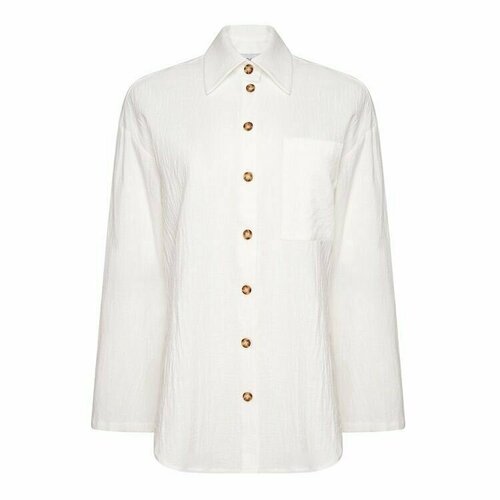 фото Рубашка edge, размер m, бежевый, белый