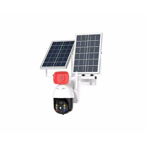 Уличная автономная поворотная Wi-Fi 3G/4G камера Link SE902-4G-4MP Solar (H265) (Q40294UL) 4Mp с двойной солнечной батареей - камера с зарядкой от с