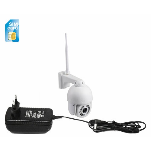 Уличная беспроводная 4G влагозащищенная IP66 IP-камера видеонаблюдения 5Mp Линк-5MP NC59G-10X 8G3G4G U56950LU ИК 10-zoom SD карта микрофо 1712500₽