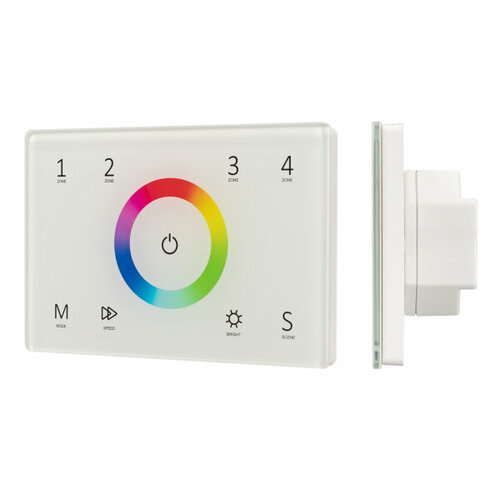 Arlight Панель Sens SMART-P83-RGB White (230V, 4 зоны, 2.4G)