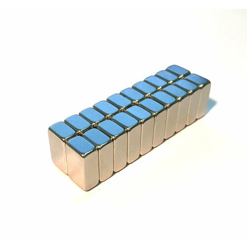 Неодимовый магнит 10х6х4 мм - 20 шт блок