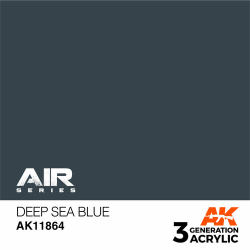 AK11864 Краска акриловая 3Gen Deep Sea Blue