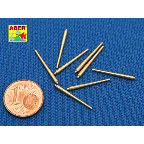 ABR-1:700-L-08 Дополнения для Set of 8 pcs 381 mm long barrels for ship Hood для 1/700