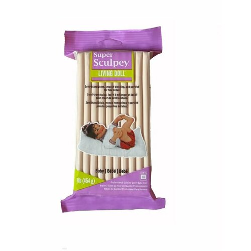 Полимерная глина Polyform Products Super Sculpey Living Doll Baby телесный ( Ливингдолл)