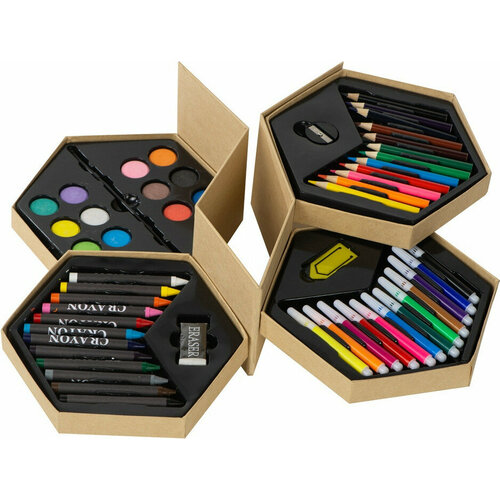 набор цветных акварельных карандашей морской конек 12 цв Набор из 52 предметов для рисования Pandora
