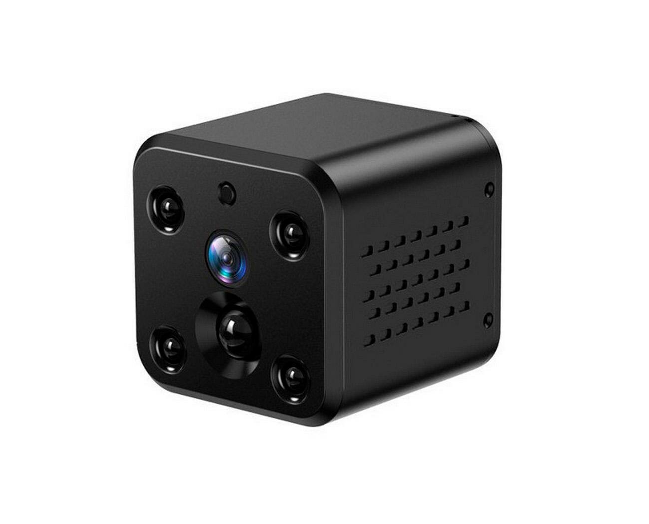 Автономная 4mp маленькая беспроводная Wi-Fi IP видеокамера наблюдения JMC-AV13 (2560х1440) (O46494MI) с ИК датчиком движения. Определение тела человек